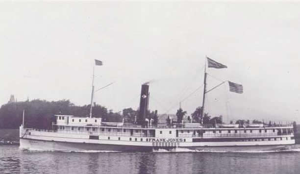 Image of Paddle Steamer City of Troy Citizens Line Troy and Saratoga by  Currier, N. (1813-88) and Ives, J.M. (1824-95)